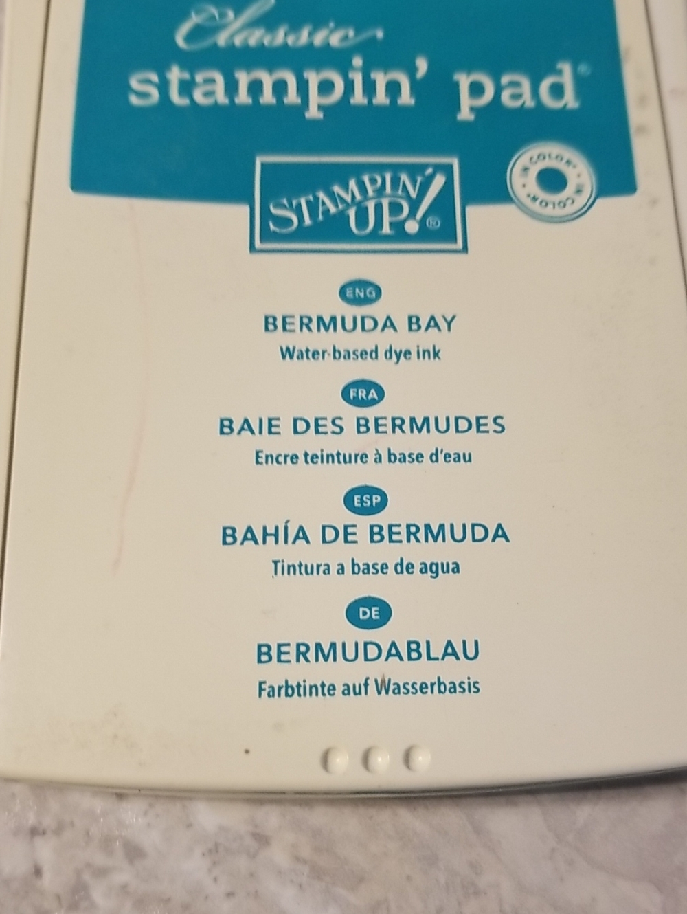 Stampin' Up! Ink Pad in Bermuda Bay